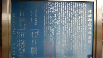 横堀御嶽神社の歴史