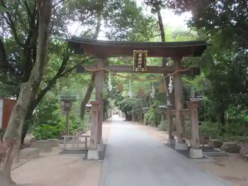 辛國神社の鳥居