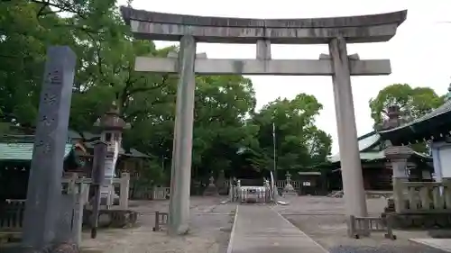 堤治神社の鳥居