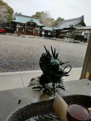 巴江神社の手水舎