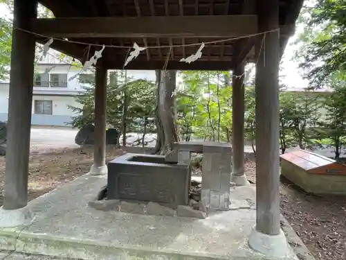 妹背牛神社の手水舎