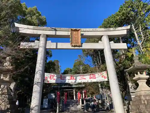 針綱神社の鳥居