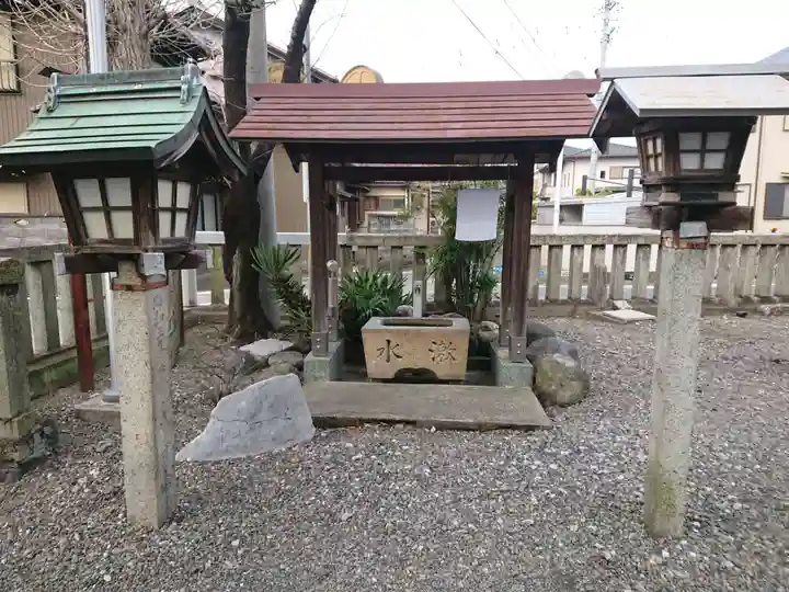 日吉神社の手水舎