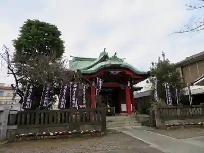 筑土八幡神社の本殿・本堂