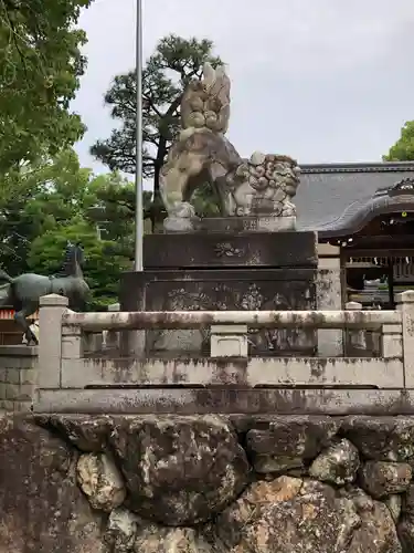 藤森神社の狛犬