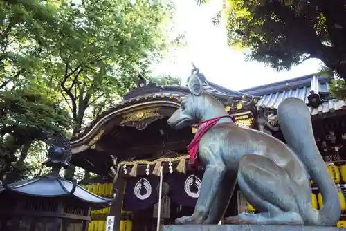 豊川稲荷東京別院の狛犬