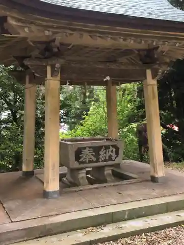 佐々牟志神社の手水舎