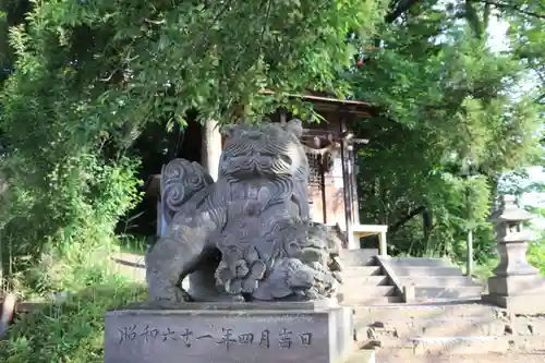 妙見神社の狛犬