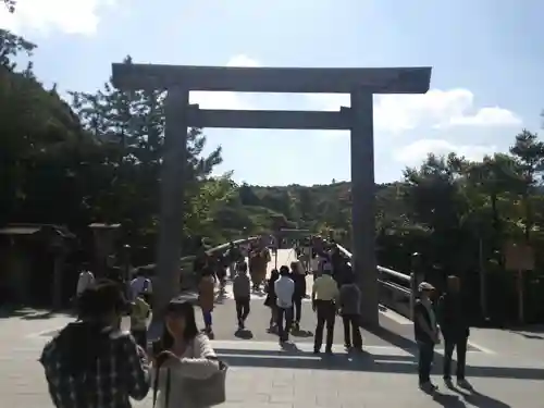 伊勢神宮内宮（皇大神宮）の鳥居