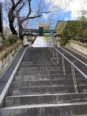 市谷亀岡八幡宮の鳥居
