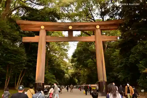 明治神宮の鳥居
