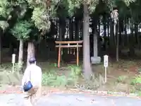 阿禮神社奧宮の鳥居