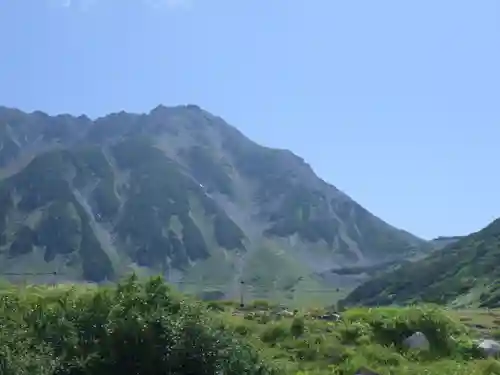 雄山神社峰本社の周辺