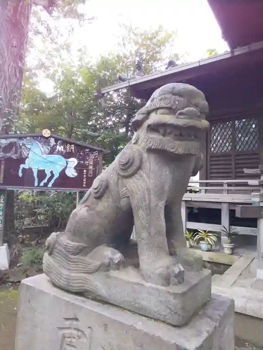 千束八幡神社の狛犬