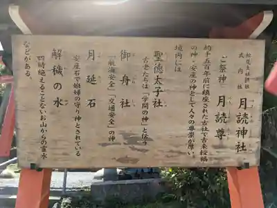 月読神社（松尾大社摂社）の歴史