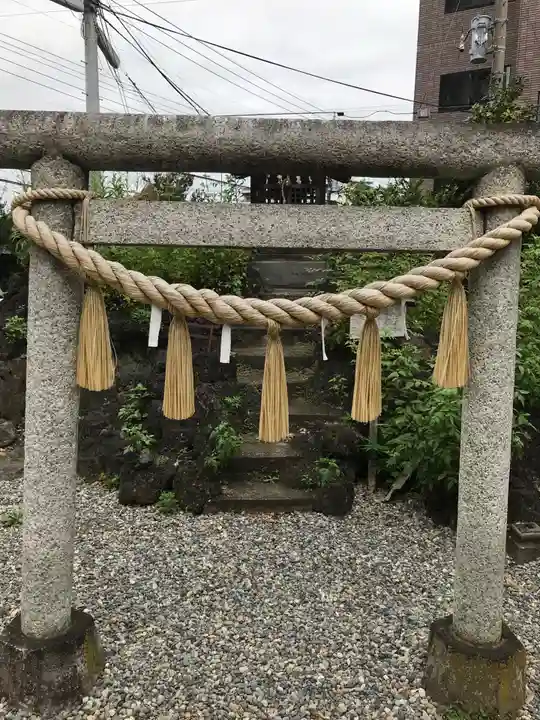 前橋神明宮の鳥居