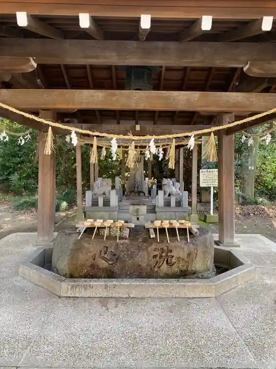 愛知縣護國神社の手水舎