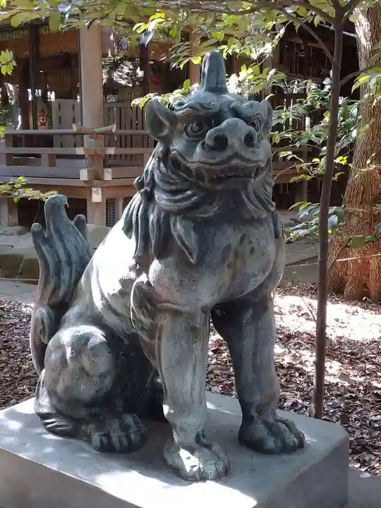 駒木諏訪神社の狛犬