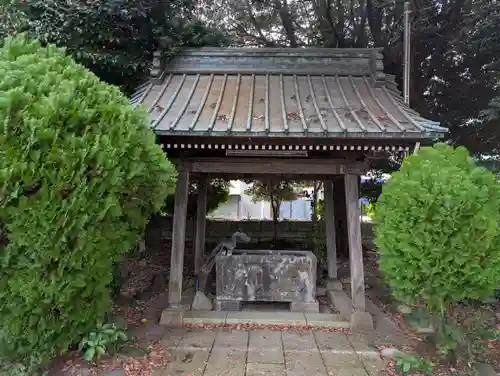 下総野田愛宕神社の手水舎