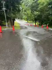 旭川天満宮の庭園