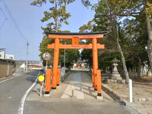 篠目八幡宮の鳥居