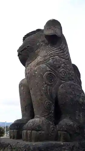 奈井江神社の狛犬