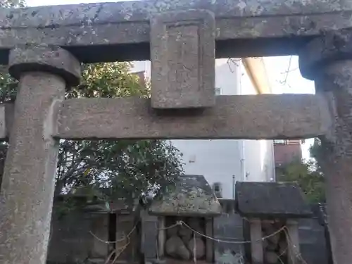 蛎瀬八坂神社の鳥居