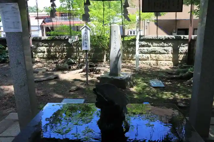 神炊館神社 ⁂奥州須賀川総鎮守⁂の手水舎
