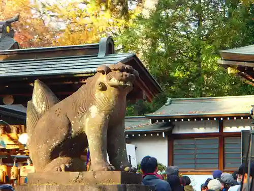 布多天神社の狛犬