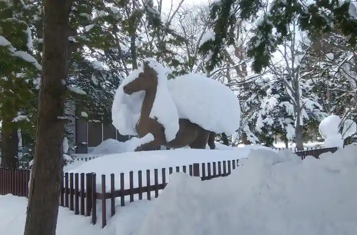 栗沢神社の狛犬