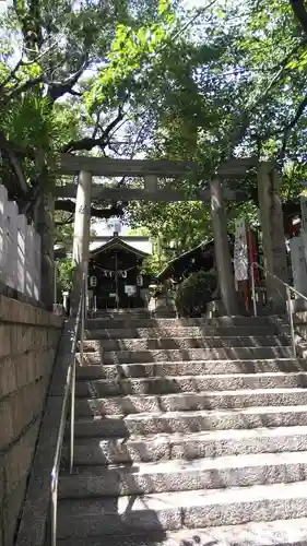 東高津宮の鳥居