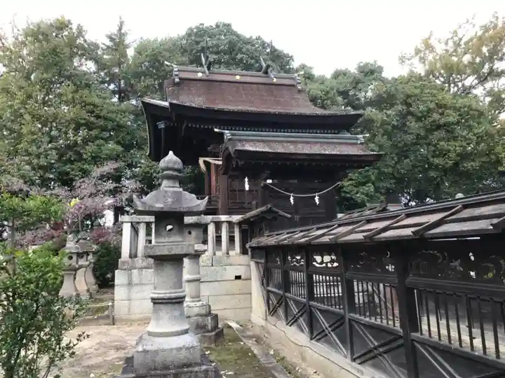 阿智神社の本殿・本堂
