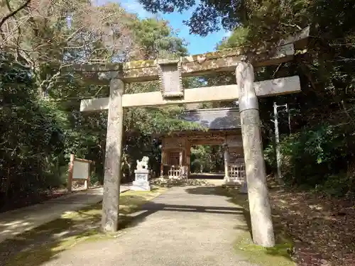 倭文神社の鳥居