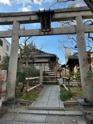 出町妙音堂の鳥居