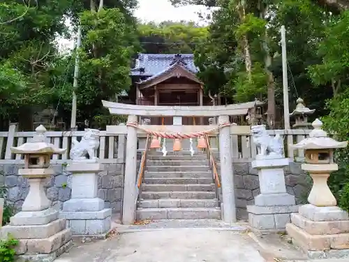 中洲神社の鳥居