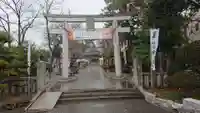 鎮守氷川神社の鳥居