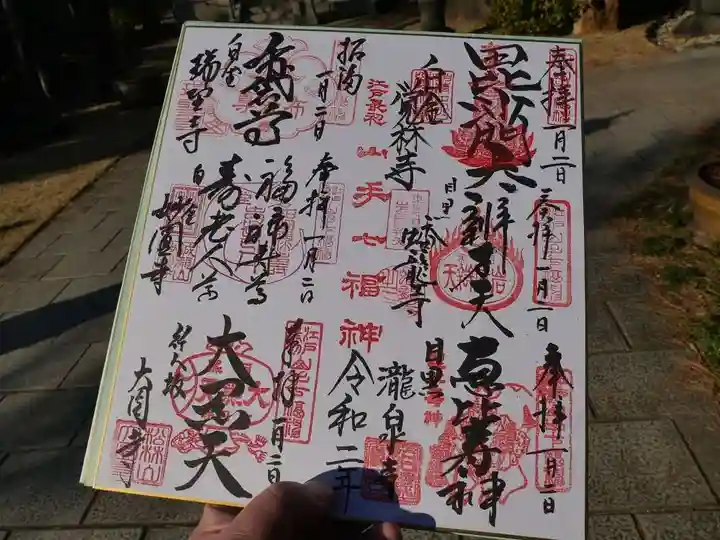 瀧泉寺(目黒不動尊)の御朱印