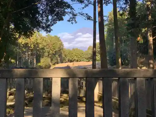 山宮浅間神社の景色