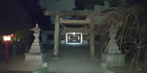 都波岐奈加等神社の鳥居