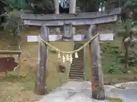 白谷神社の鳥居
