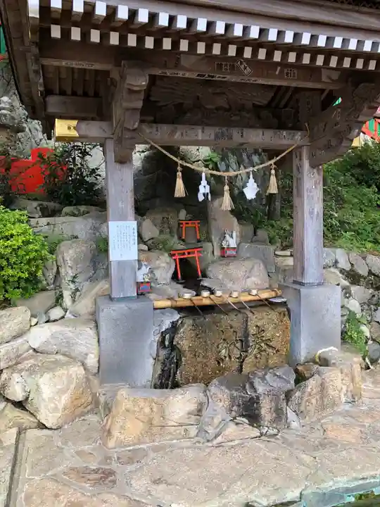 太皷谷稲成神社の手水舎