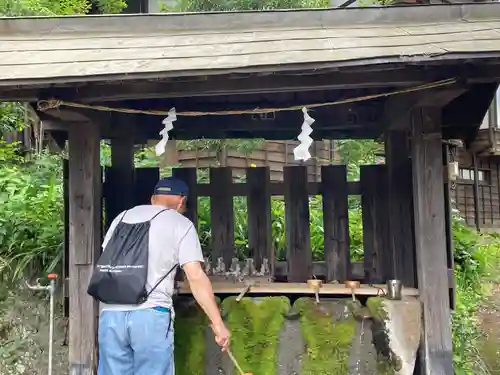 山家神社の手水舎