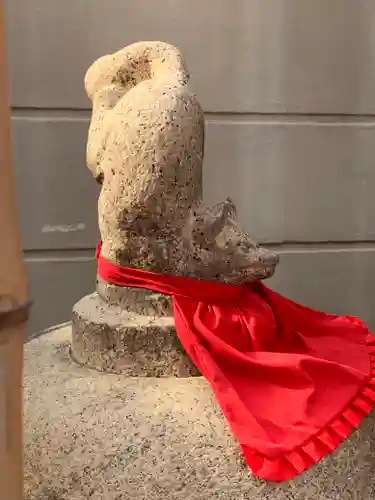 難波神社の狛犬