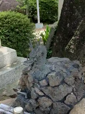 阿保天神社の手水舎