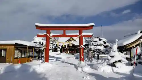 美瑛神社の鳥居