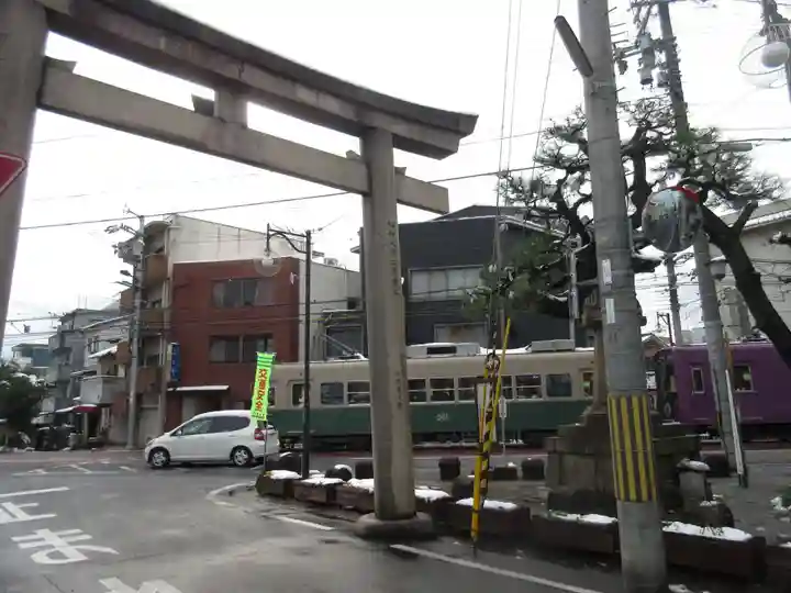 木嶋坐天照御魂神社の鳥居