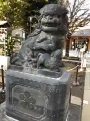 新井天神北野神社の狛犬