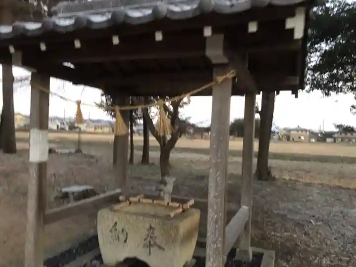 阿志都彌神社の手水舎
