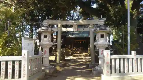 王子神社の鳥居