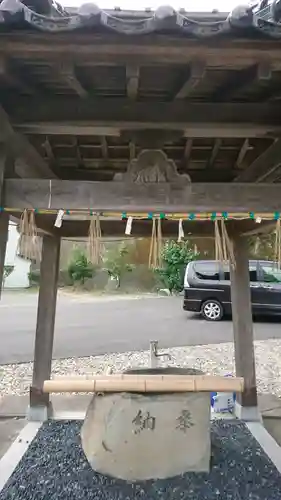 湖山神社の手水